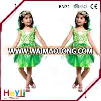 pretty cheap green flower fairy girl Halloween Party show dress