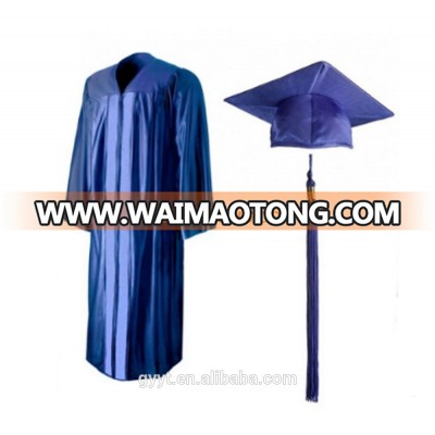 Unisex School Uniform Shiny baccalaureate graduation gown