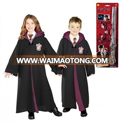 Wholesale harry potter robe with magic wand and glasses